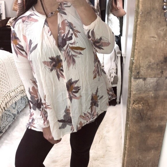 Free People floral top - Picture 1 of 5